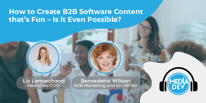 create B2B software content