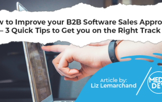 b2b software sales approach